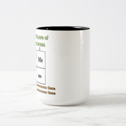 Punnett Square of Awesomeness Tweekleurige Koffiemok (Center)