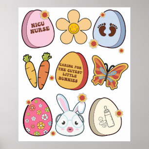 punni, retro, vintage poster