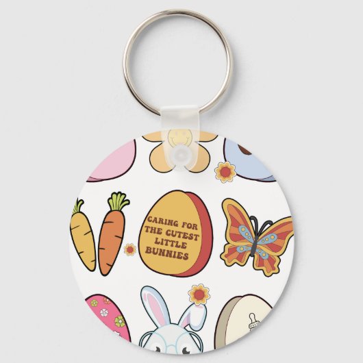 punni, retro, vintage sleutelhanger (Voorkant)