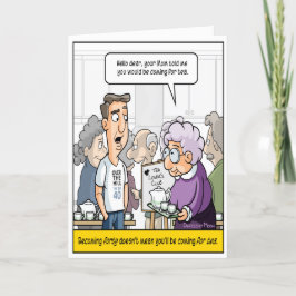 Punny 40th Birthday Card Kaart