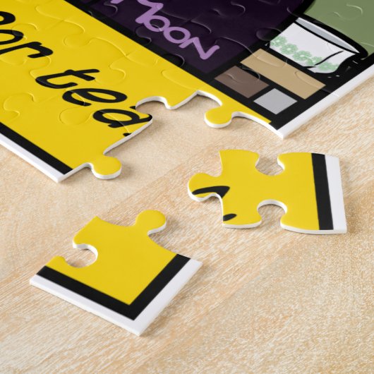 Punny 40th Birthday Jigzaag Puzzle Legpuzzel (Zijkant)