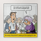 Punny 40th Birthday Jigzaag Puzzle Legpuzzel (Verticaal)