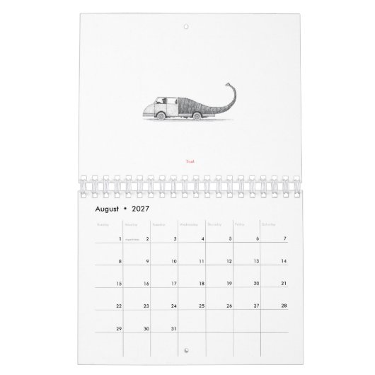 Punny Animals van de Pundamentalist Kalender (Aug 2027)