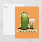 Punny Big Pickle Briefkaart (Voorkant / Achterkant)