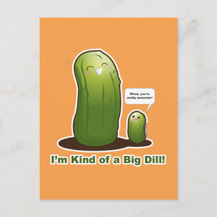Punny Big Pickle Briefkaart