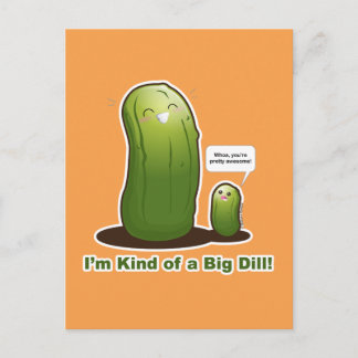 Punny Big Pickle Briefkaart