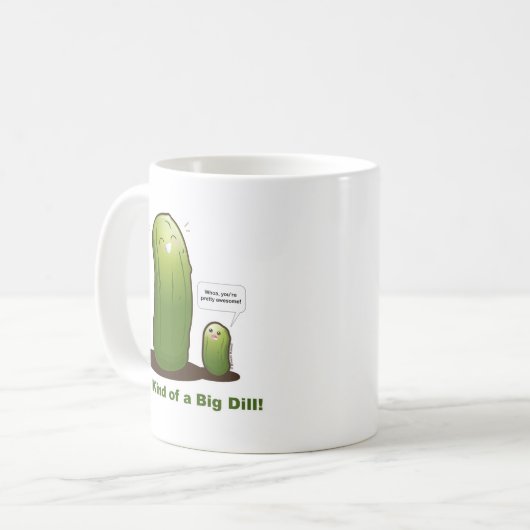 Punny Big Pickle Koffiemok (Voorkant links)