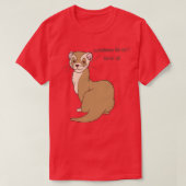 Punny Ferret T-shirt (Design voorkant)