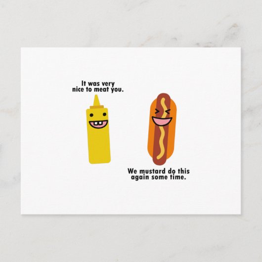 Punny Food Briefkaart (Voorkant)