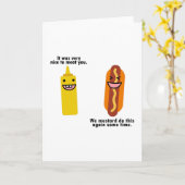 Punny Food Kaart (Gele Bloem)