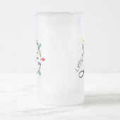 Punny Lets krijgen het | kerstlampjes Drink woords Matglas Bierpul (Center)