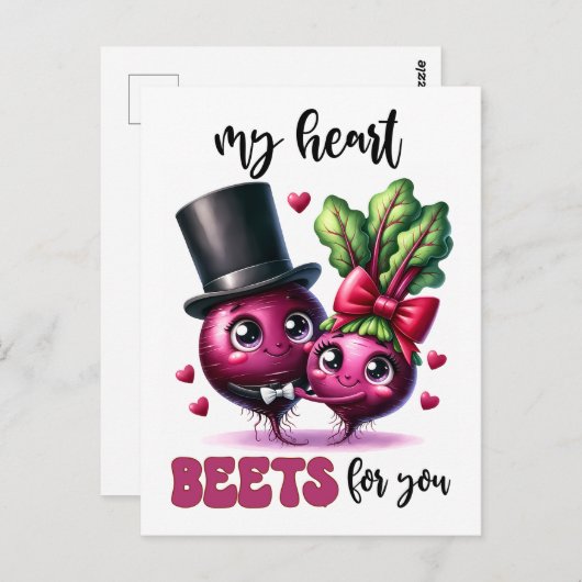 Punny Mijn Hart Beets Voor U Briefkaart (Voorkant / Achterkant)