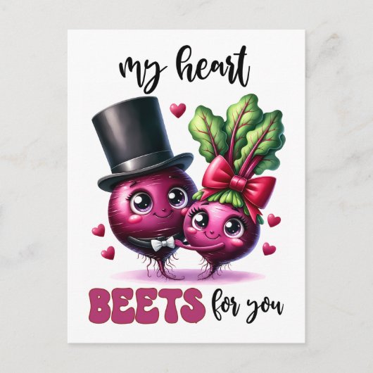 Punny Mijn Hart Beets Voor U Briefkaart (Voorkant)