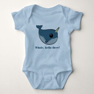Punny Narwhal Romper