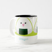 Punny Nigiri Tweekleurige Koffiemok (Voorkant links)