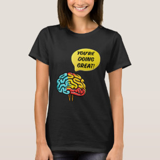 Punny Positief: Je Dagelijkse Dosis Mentale Gezond T-shirt