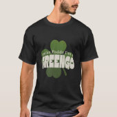 Punny Shamrock St. Patrick's Day T-shirt (Voorkant)