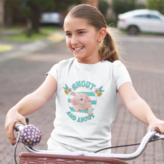 Punny snuit en over biggetje t-shirt