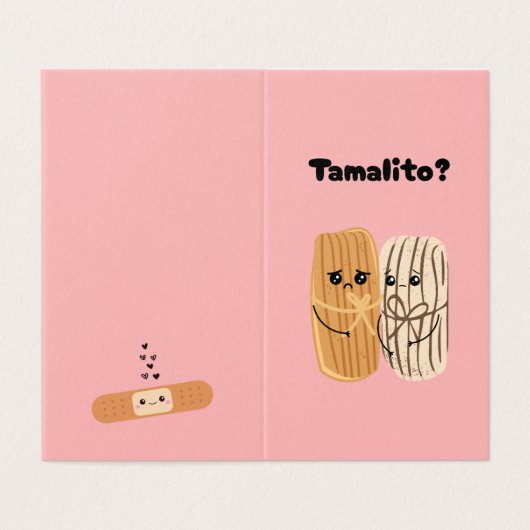 Punny Spanish Get Well Kaart (Buitenkant ongevouwen)