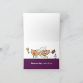 Punny Verloving Card Bedankkaart (Binnen)