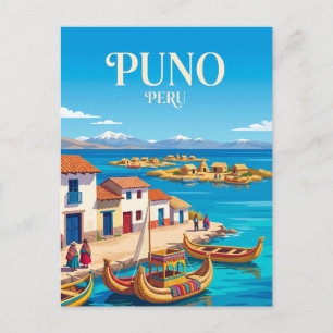 Puno Peru Briefkaart