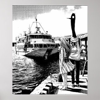 Punpun door het Zee Poster