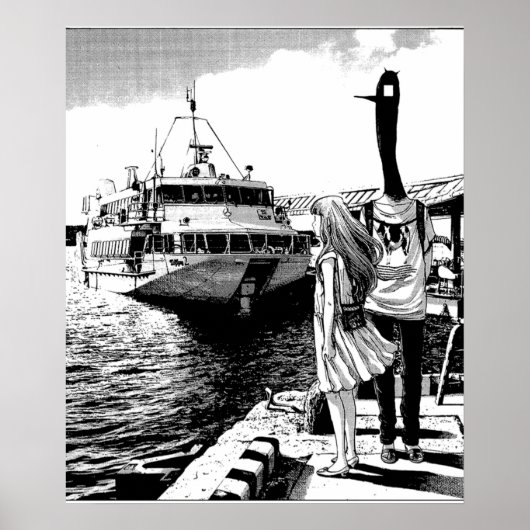 Punpun door het Zee Poster (Voorkant)