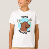 Puns Amoose me Funny Moose Pun T-shirt (Voorkant)