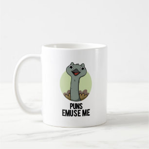 Puns Emuse me Funny Emu Pun Koffiemok
