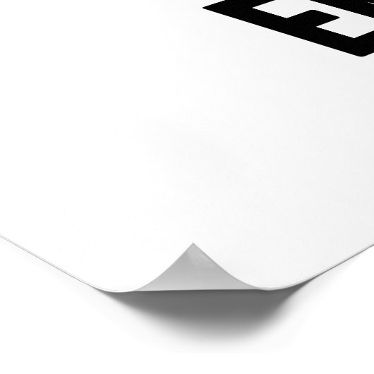 Puns Emuse me Funny Emu Pun Poster (Hoek)