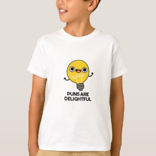 Puns is heerlijk Funny Bulb Pun T-shirt