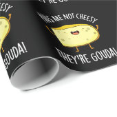 Puns zijn niet kaap, de Gouda Pun Dark BG Cadeaupapier (Rol Hoek)