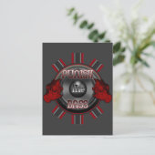 PUNSIG DE BASS DnB Dub Dubstep hardstyle DJ Briefkaart (Staand voorkant)