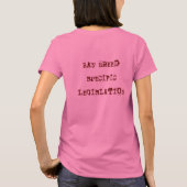 PUNSIG HET GEDEED NIET HET BREED T-SHIRT (Achterkant)