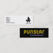 Punstar Profile Card Rock=Life 'Designwhore Label' Mini Visitekaartje (Voorkant / Achterkant)