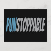 punstoppable love punts briefkaart (Voorkant)