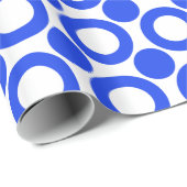 punt 3 Blauw Cadeaupapier (Rol Hoek)