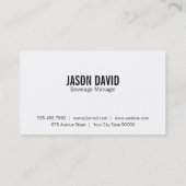 Punt 3 van bier | Rustic (variatie) Visitekaartje (Achterkant)