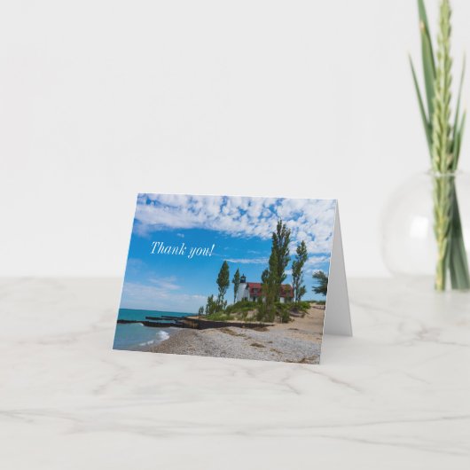 Punt Betsie Licht Dank je wel Bedankkaart (Voorkant)