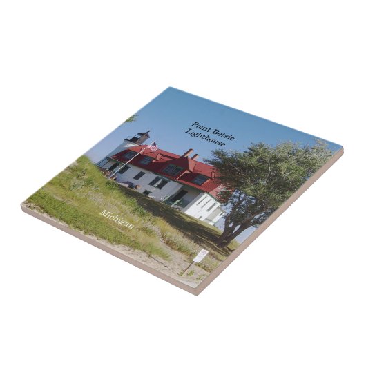 Punt Betsie vuurtoren Tegeltje (Zijkant)