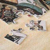 Punt boten op de Thames London, door Tony Sarg Legpuzzel (Zijkant)