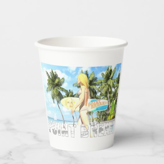 Punt Break 01 Papieren Bekers (Voorkant)