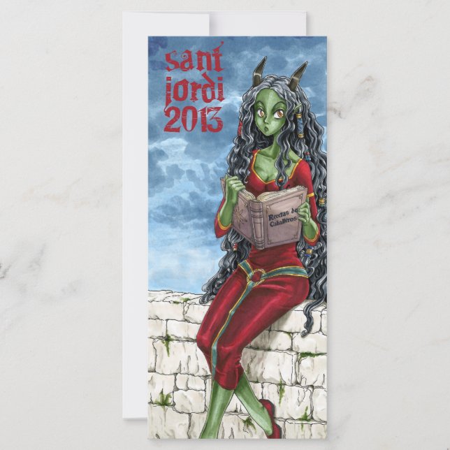 Punt de llibre Drac Sant Jordi 2013 (Voorkant)