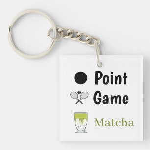 Punt Game Matcha Sleutelhanger