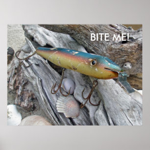  punt Jude Cape Codder Lure BITE ME! Poster