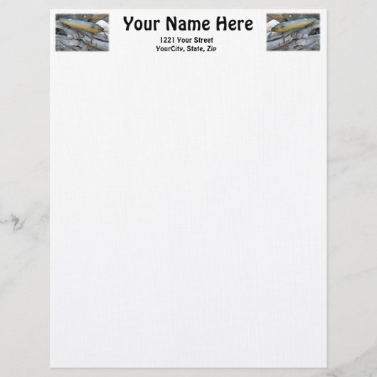 Punt Jude Cape Codder Vist Lure Letterhead Gepersonaliseerd Briefhoofd (Voorkant)