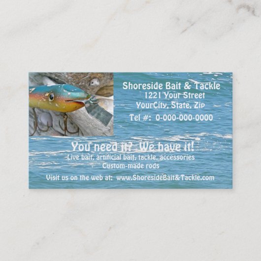 Punt Jude Cape Codder Vist Visitekaartje (Voorkant)