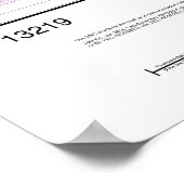 Punt Judith Harbour nautische kaart 13219 Poster (Hoek)