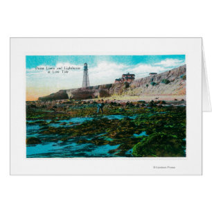 Punt Loma en vuurtoren op lage hoogte