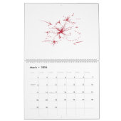 punt Orangy Red, Cyaan en Magenta Kalender (Mar 2026)